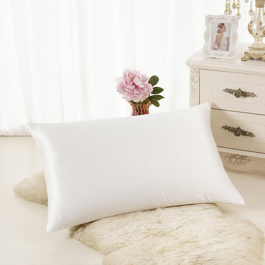 Pillowcase Satin Solid Colour Simulation Silk Single Pillowcase