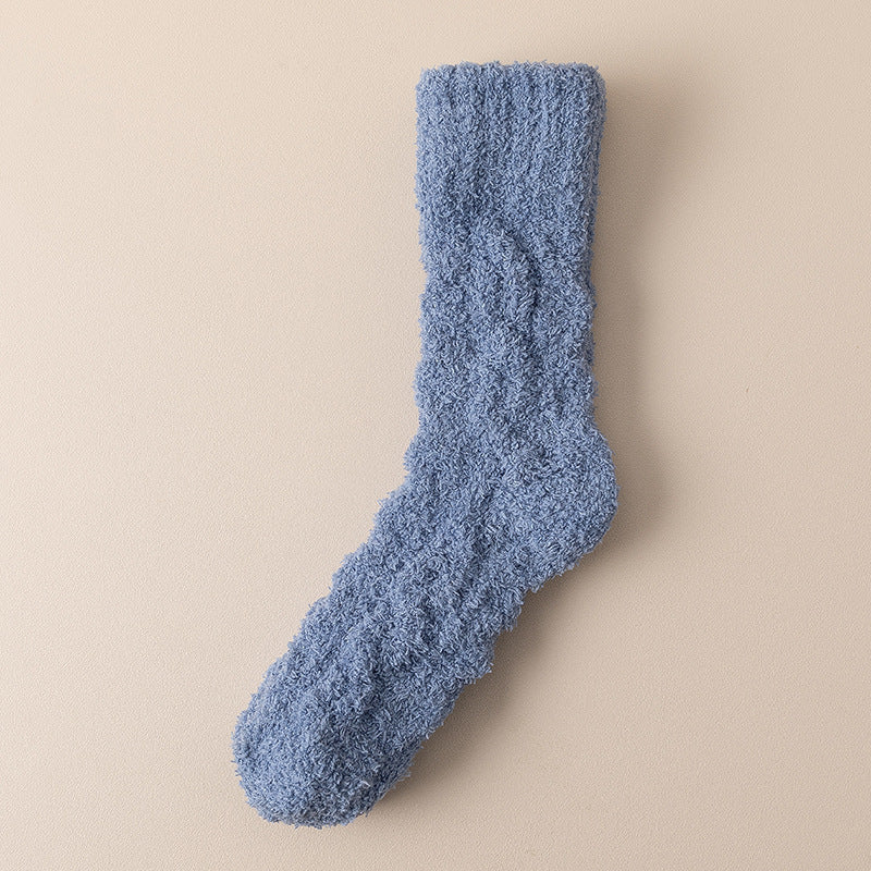 Winter Warm Fuzzy Coral Fleece Socks Thickened