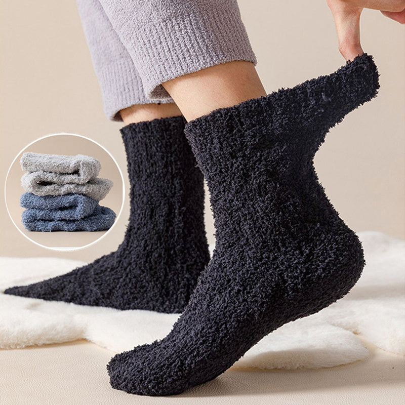 Winter Warm Fuzzy Coral Fleece Socks Thickened