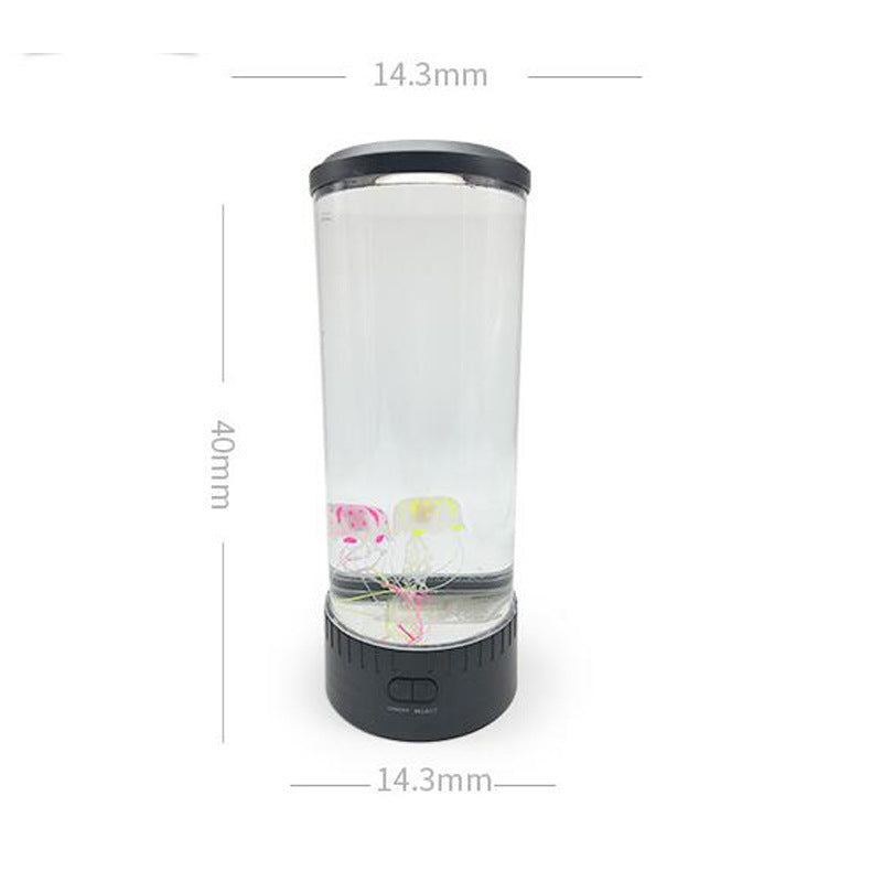 LED Jellyfish Aquarium Lamp Night USB Powered