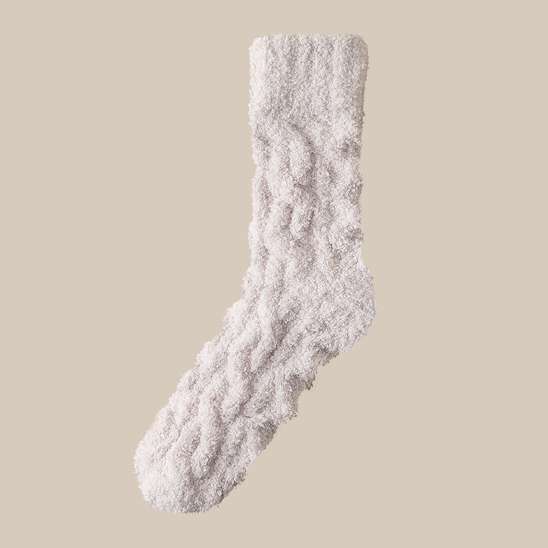 Winter Warm Fuzzy Coral Fleece Socks Thickened