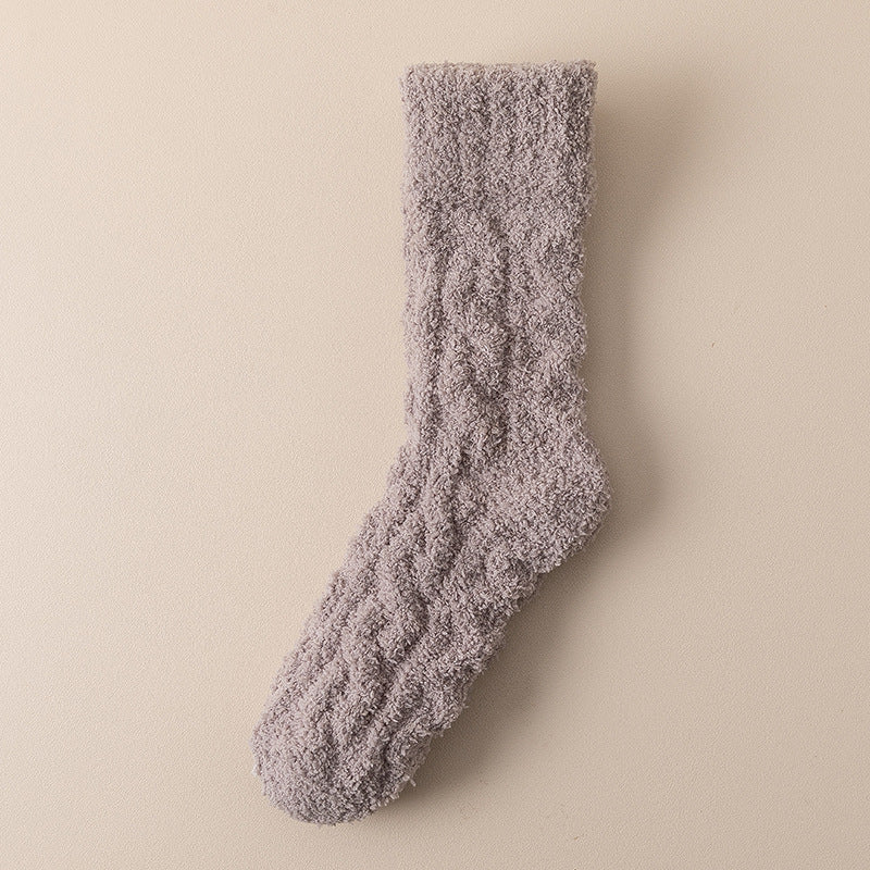 Winter Warm Fuzzy Coral Fleece Socks Thickened