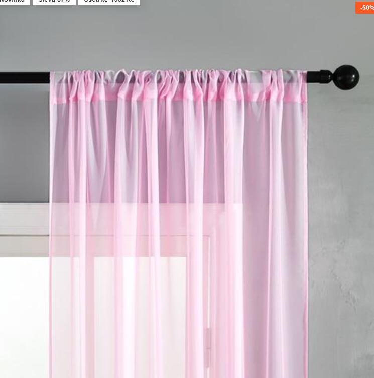 Modern And Simple Pure Color Cotton And Linen Curtains