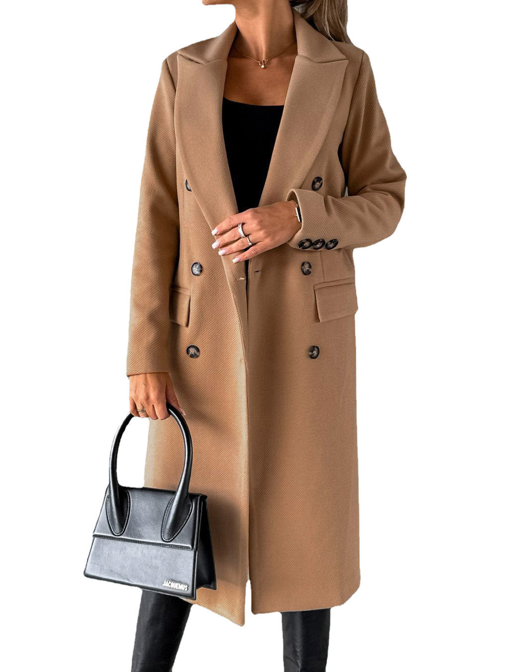 Long Sleeve Lapel Coat Winter Fashion